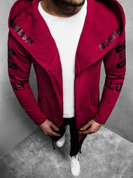 Sudadera de hombre burdeos OZONEE A/11110Z