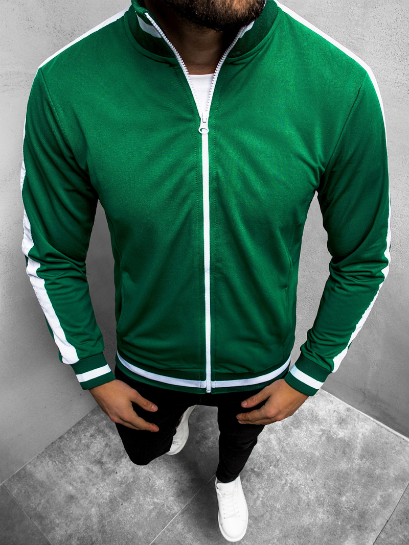 Sudadera de hombre verde OZONEE O/2126Z
