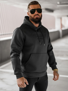 Sudadera de hombre negra OZONEE JS/27B6500/3Z