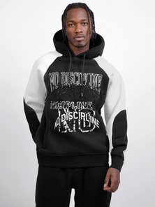 Sudadera de negra OZONEE O/SWE23037Z