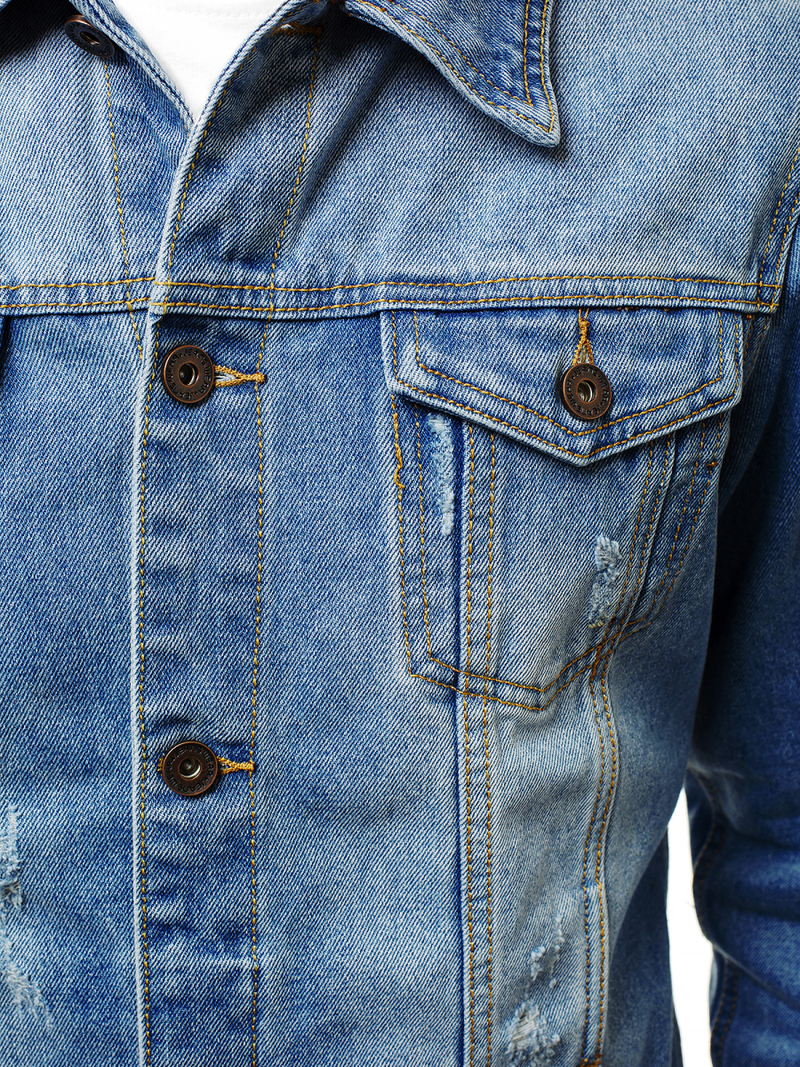 Chaqueta vaquera de hombre azul OZONEE V/19276
