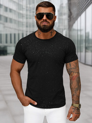 Camiseta de hombre negras OZONEE O/QQ1388