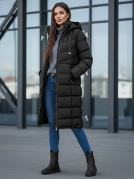 Chaqueta de mujer negra OZONEE JS/M736/392Z