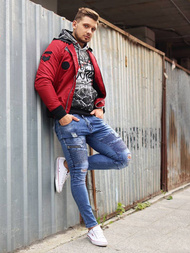 Sudadera de hombre gris OZONEE JS/DD267Z