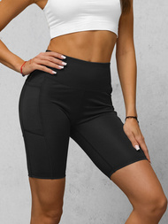 Leggins mujer cortos negros OZONEE JS/17K555/3