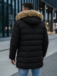 Chaqueta de hombre negra OZONEE JS/5M3122/392Z