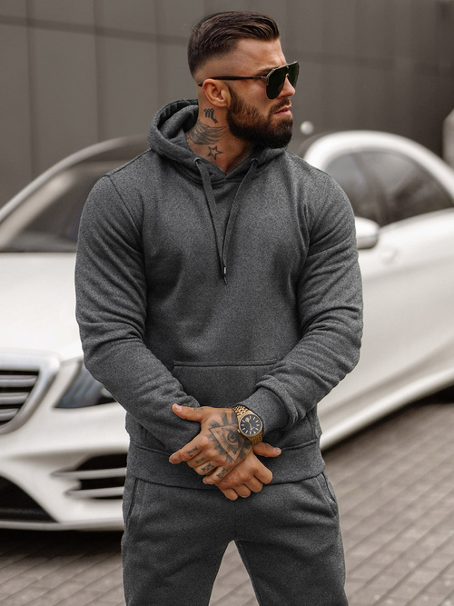 Chándal de hombre grafito OZONEE JS/68C10381/5Z