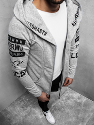 Sudadera de hombre gris OZONEE A/11110Z