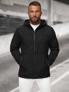 Chaqueta softshell para hombre negro OZONEE JS/27B6523/3
