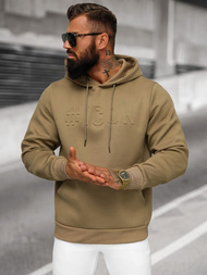 Sudadera de hombre beige OZONEE JS/27B6502/91