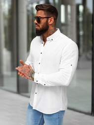 Camisa de hombre blanca OZONEE O/V143