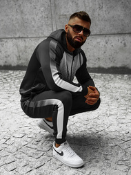 Chándal de hombre negro OZONEE JS/C8116