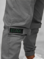 Pantalón chino jogger de hombre gris OZONEE O/G3014Z