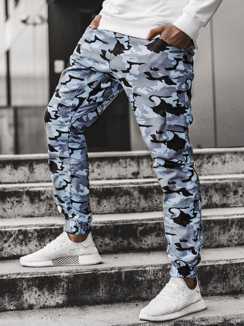 Pantalón jogger de hombre azul OZONEE A/404