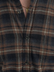 Camisa de hombre azul marino OZONEE V/V177Z