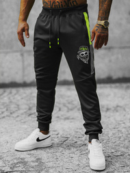 Pantalón de chándal de hombre negras OZONEE JS/K10250Z