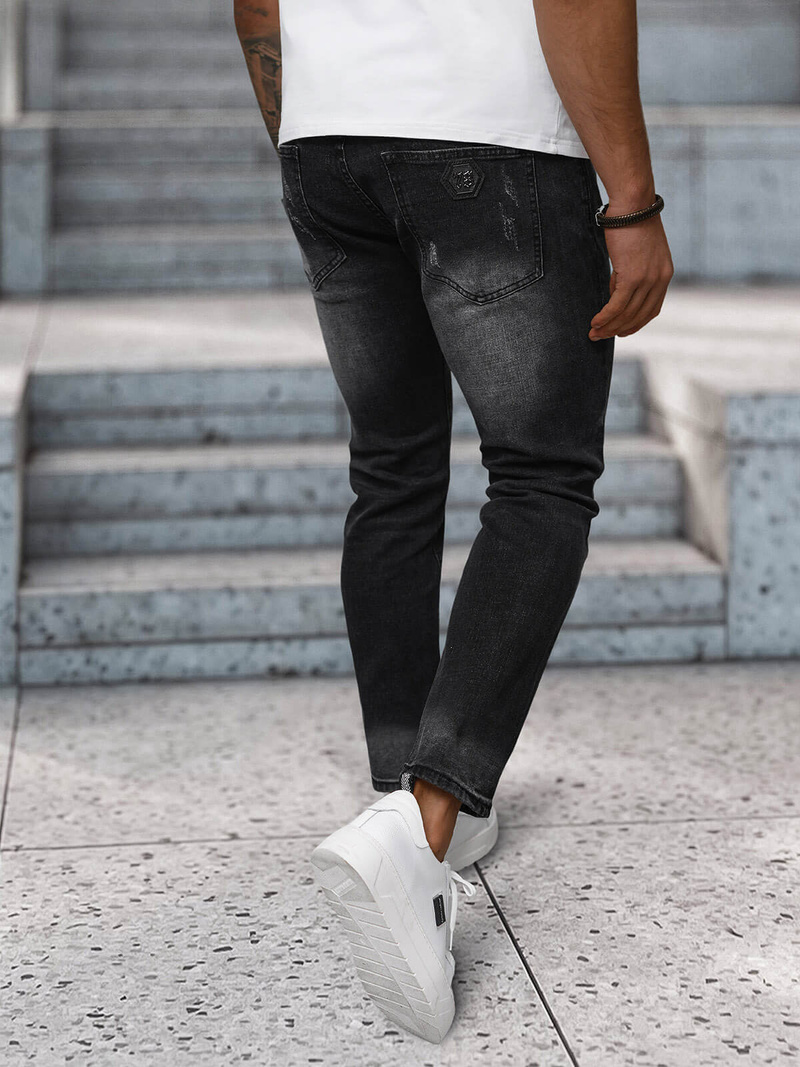 Vaquero de hombre negras OZONEE NB/MP0063/1N