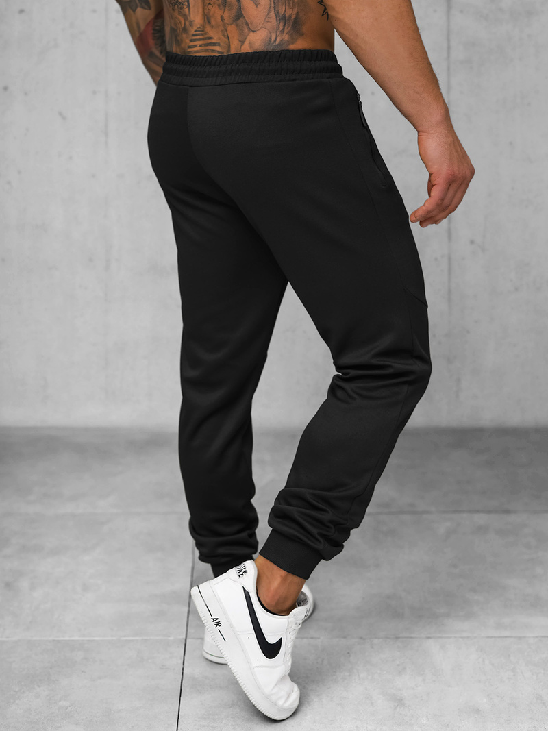 Pantalón de chándal de hombre negras OZONEE JS/15K1818/3