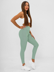 Leggings para mujer menta OZONEE JS/17K585/127