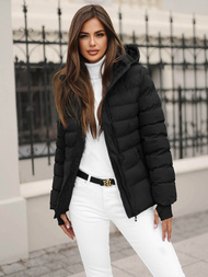 Chaqueta de mujer negra OZONEE JS/M769/392Z