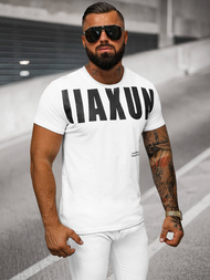Camiseta de hombre blanca OZONEE O/T1279/1