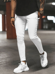 Vaqueros de hombre blancos OZONEE DP/224