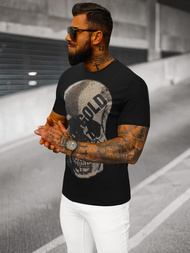 Camiseta de hombre negras OZONEE NB/MT3038Z