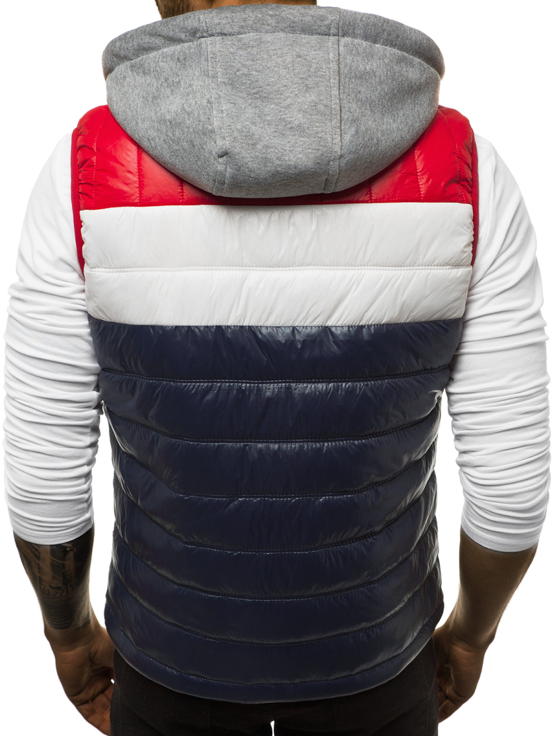 Chaleco de hombre azul marino OZONEE N/6105