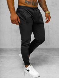 Pantalón de chándal de hombre negras OZONEE JS/XW01Z