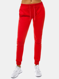 Pantalón de chándal para mujer rojo OZONEE JS/CK01