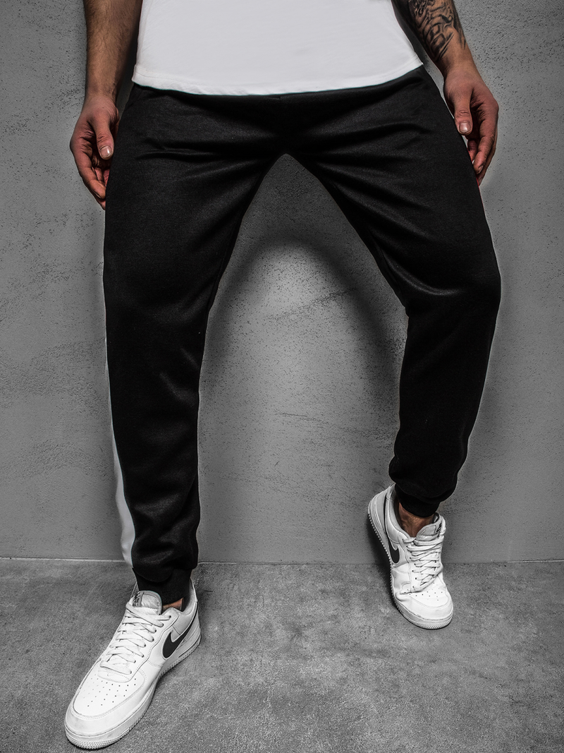 Pantalón de chándal de hombre negras OZONEE JS/JZ11012Z