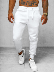 Pantalón de chándal de hombre blancos OZONEE JS/XW01Z
