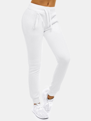 Pantalón de chándal para mujer blancos OZONEE JS/CK01