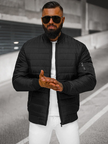 Chaqueta de hombre negra OZONEE JS/MY02Z