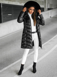 Chaqueta de mujer negro OZONEE JS/16M9100/392Z