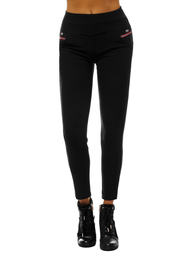 Leggings para mujer negras OZONEE JS/1040/B1