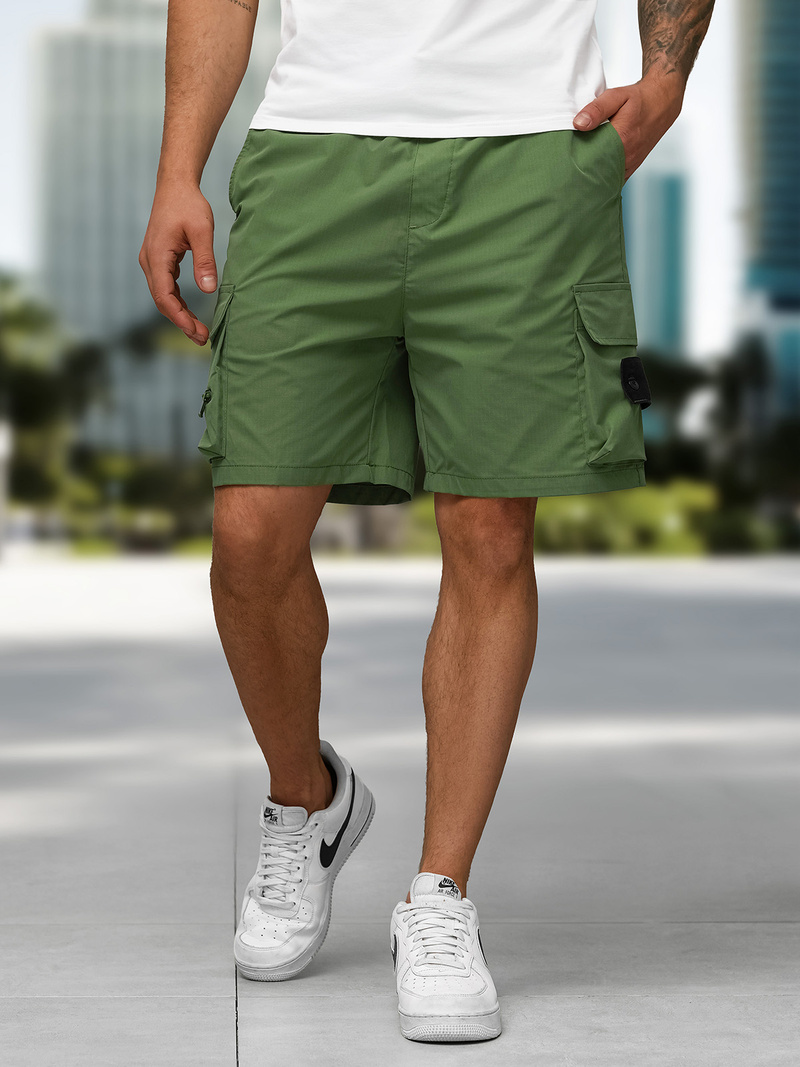 Pantalón corto de hombre caqui OZONEE JS/27K6538/60