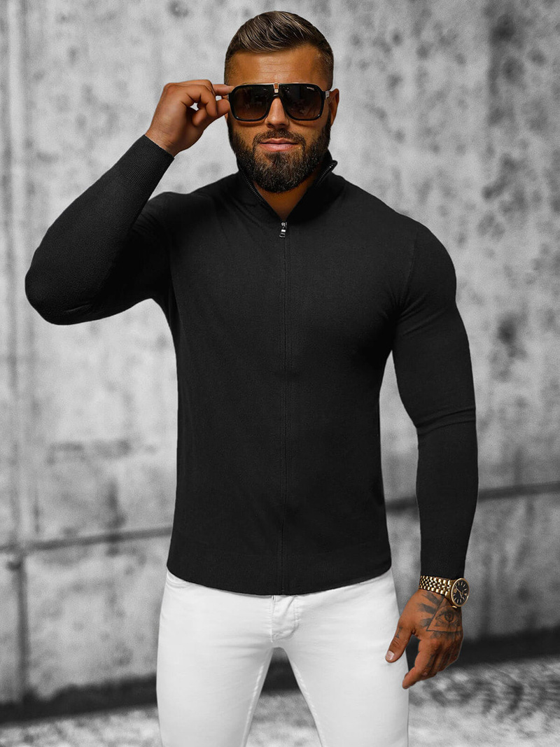 Jersey de hombre negro OZONEE NB/MM6004/4Z