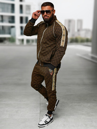 Chándal de hombre beige oscuro OZONEE O/FF5110AB