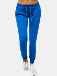 Pantalón de chándal para mujer azul OZONEE JS/CK01