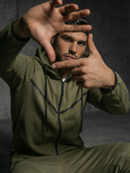 Chándal de hombre caqui OZONEE JS/8C1966/29