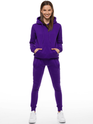 Pantalón de chándal para mujer violeta OZONEE JS/CK01/30