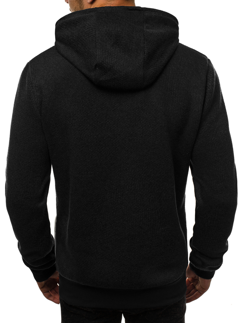 Sudadera de hombre amarillo negra OZONEE JS/KS1911Z