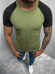 Camiseta de hombre verde OZONEE O/1176