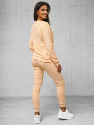 Chándal velour de mujer de salmón OZONEE O/8C1173/150Z