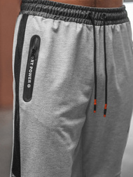 Pantalón de chándal de hombre gris OZONEE JS/68K10326Z