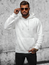 Sudadera de hombre blanco OZONEE JS/3B566