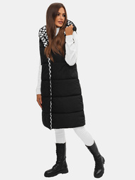 Chaleco de mujer negro OZONEE O/DK114/1