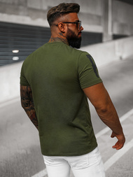 Camiseta de hombre verde OZONEE O/8T1263/29