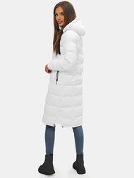 Chaqueta de mujer blanca OZONEE JS/M736/281Z